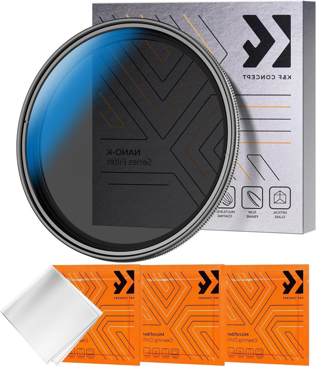 Variabel ND-filter - Grijsfilter Lens - Lichtregeling Fotografie - 18-laags Nano-coating - 43 mm - Zwart