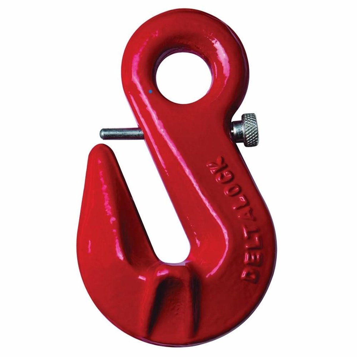 Verkortingshaak met Oog - Lasthaak Zekering - Ketting Zekeren - Conform EN Norm 1677-1 - 13 mm - Zilverkleurig