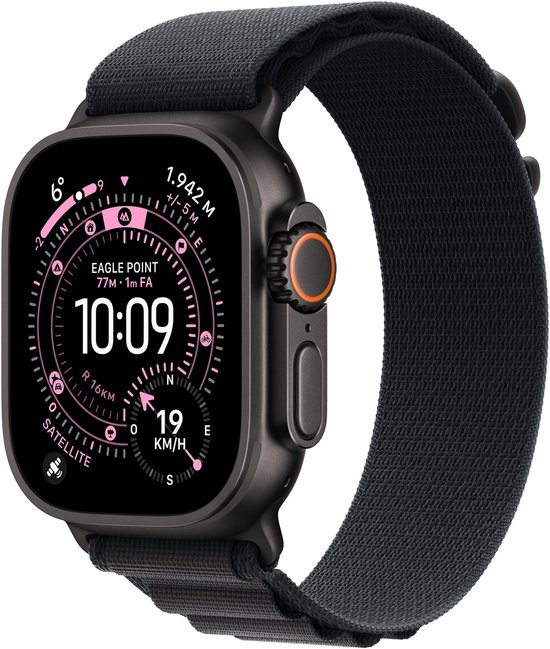 Apple Watch Ultra 3 - Wifi + 5G - 49mm - Black Titanium Case - Large