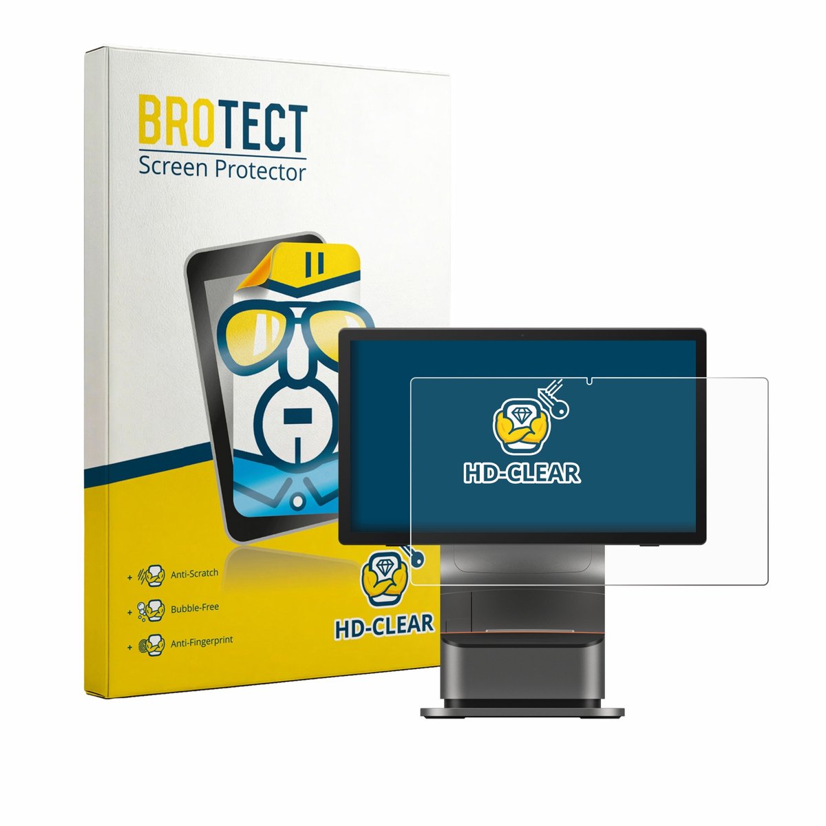 BROTECT - Screenprotector voor Sunmi T3 Pro Max - Folie Beschermfolie transparant