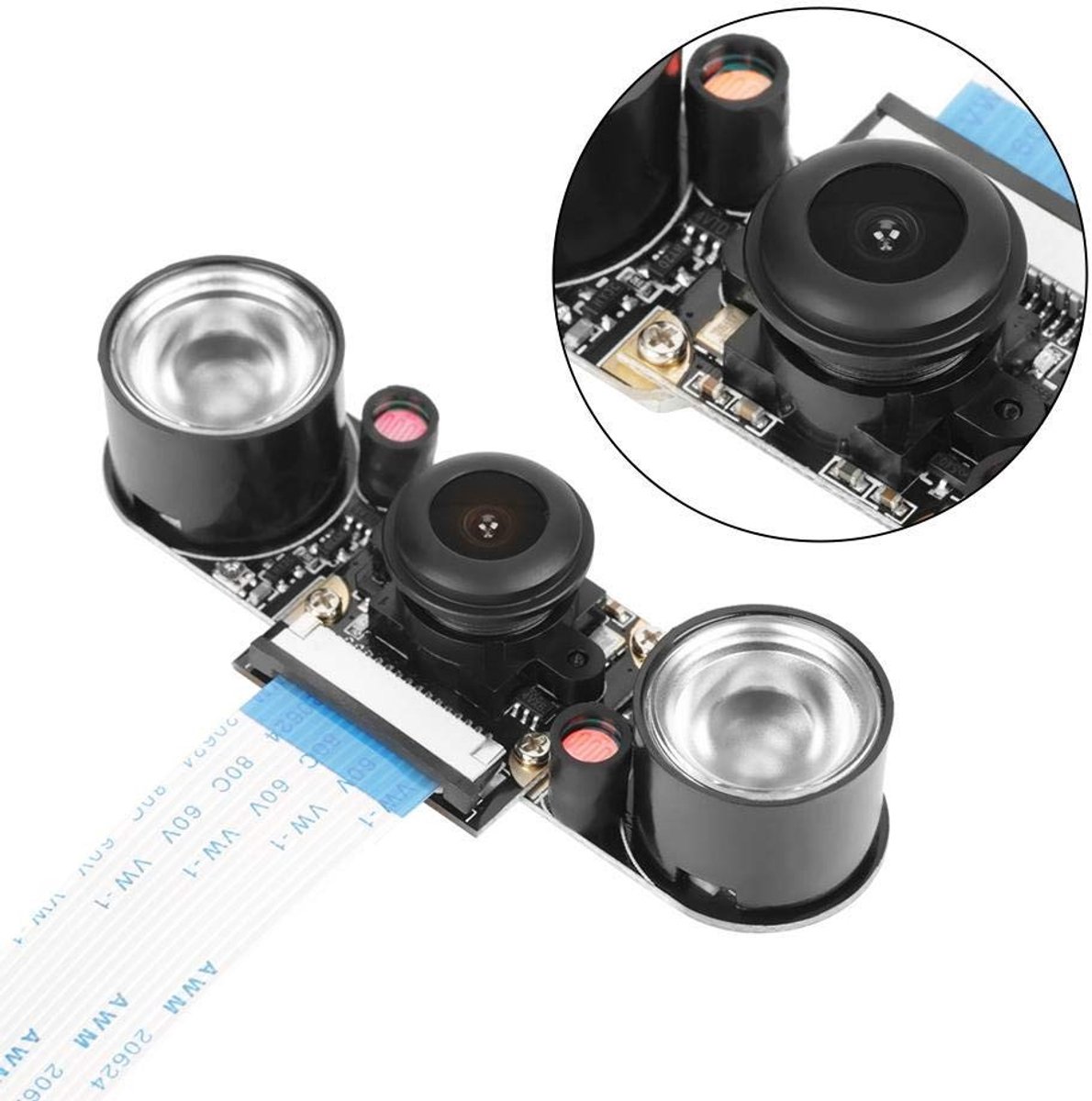 aladdien - 5MP Million Pixel Night Vision - 130° Kijkhoek - Hoogwaardige Modular Card - Perfect voor Beveiliging - Ideaal voor Nachtopnamen - Geschi..