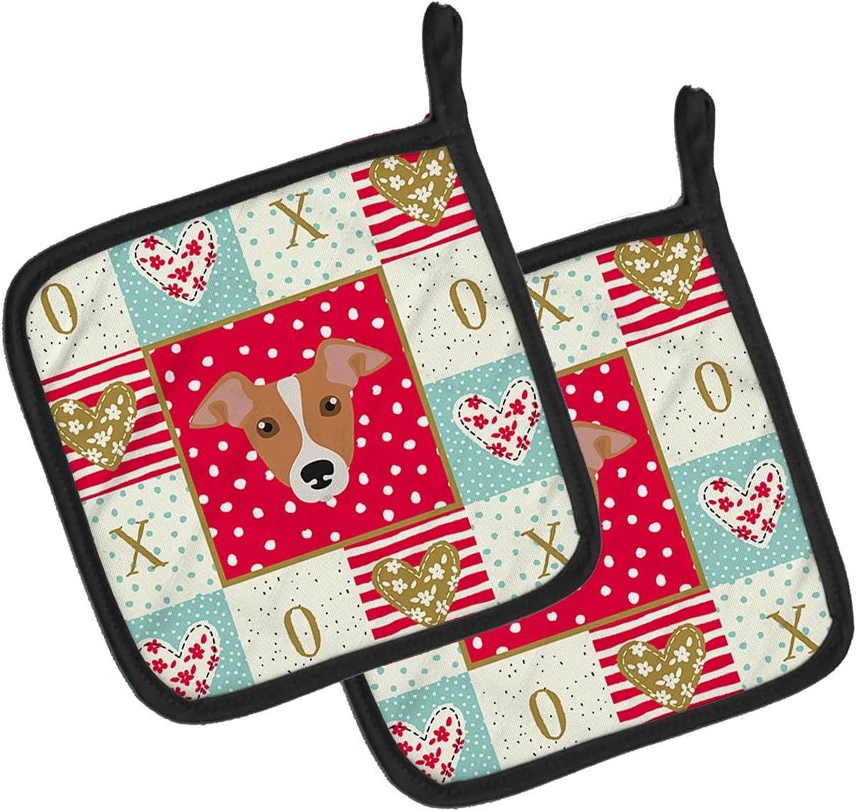 Pannenlappen - Keukenhandschoenen - Keukenbescherming - Hittebestendige isolatie - 7.5x7.5 inch - Multicolor