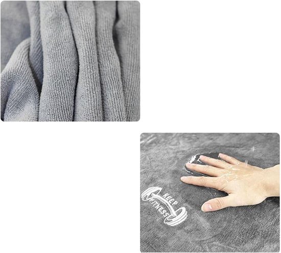 Sneldrogende Handdoek - Microfiber Doek - Sport & Fitness - Zeer Absorberend - Diverse Maten - Meerdere Kleuren — afbeelding 3