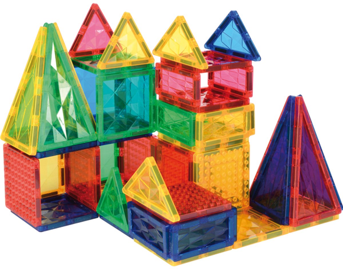 Eduplay magnetische bouwstenen 108 stuks - kleurrijk constructiespeelgoed.