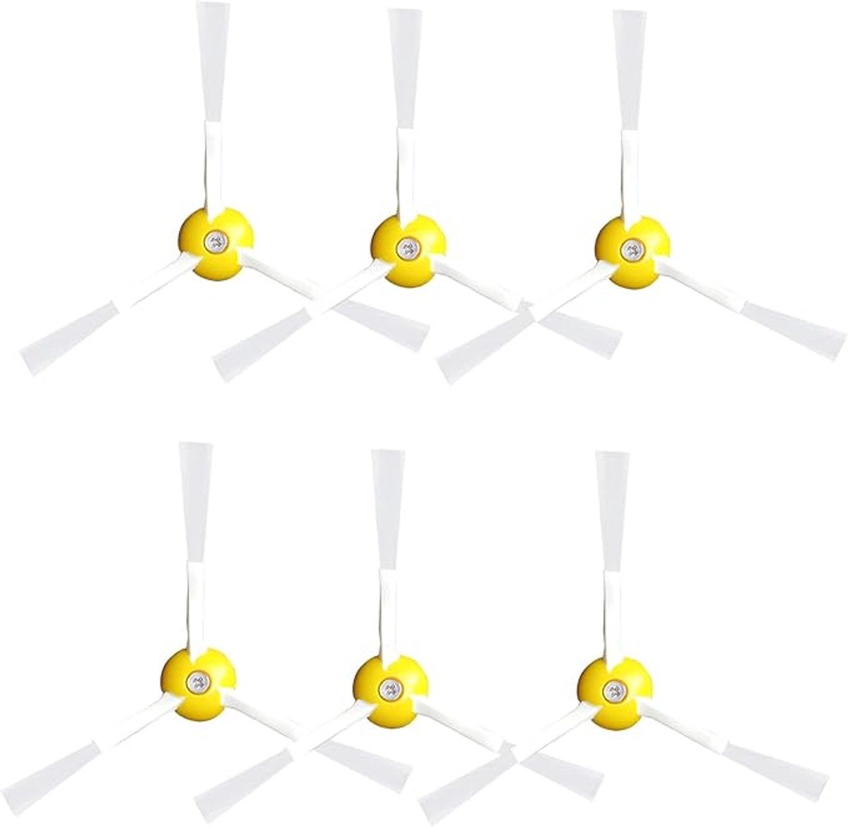 geschikt voor 800 en 900 , geschikt voor IRobot Roomba 900, 800, 700 en 600 series 960, 980, 985, 860, 870, 877, 880, 890, 891, 895, 805, 761, 770, 7999 zijborstel vervangingsonderdelen 0, 614, 650, 665, 671, 675, 690, 694 modellen, set van 6 stuks