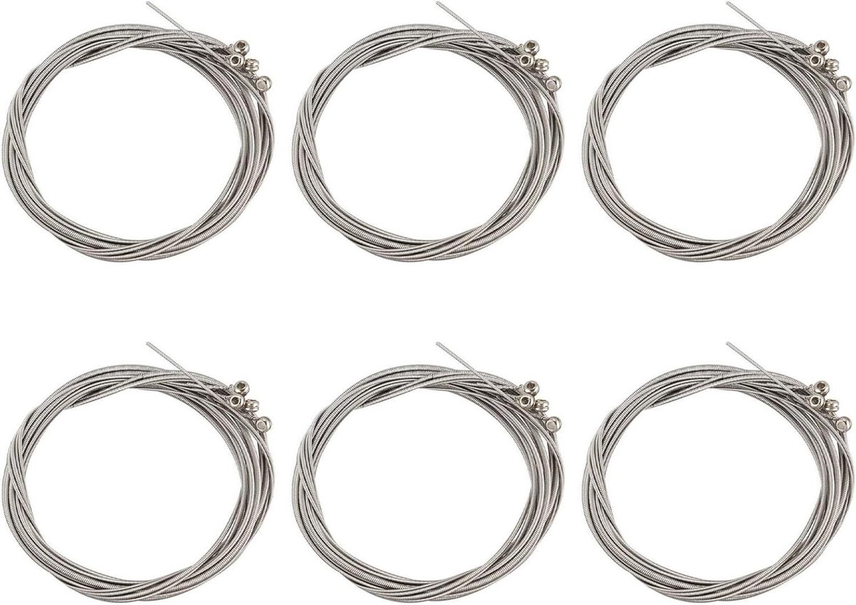 Basgitaar Snaren - Gitaar Sets - Muziek Maken - Stalen Constructie - 24 Stuks - Zilver