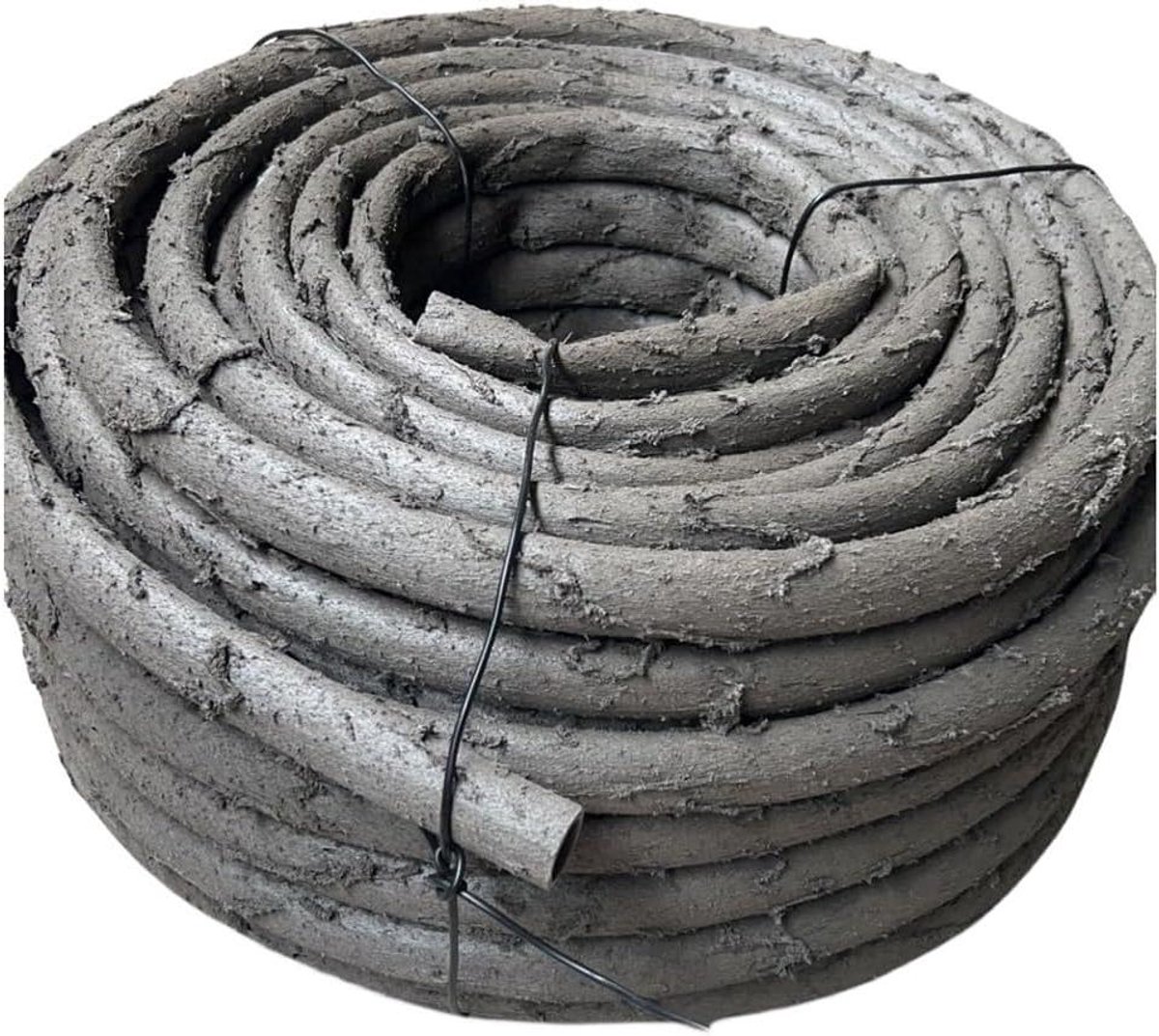 Gesimuleerde Rattan Buizen - Decoratieve Kabelhoes - Tuin Decoratie - Flexibel en Waterdicht - 30 Meter - Naturel