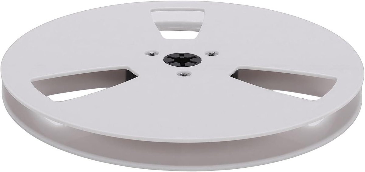Lege Opnamespoel - Tape Spoel - Analoge Opnames - Structurele Integriteit - 7 Inch - Wit