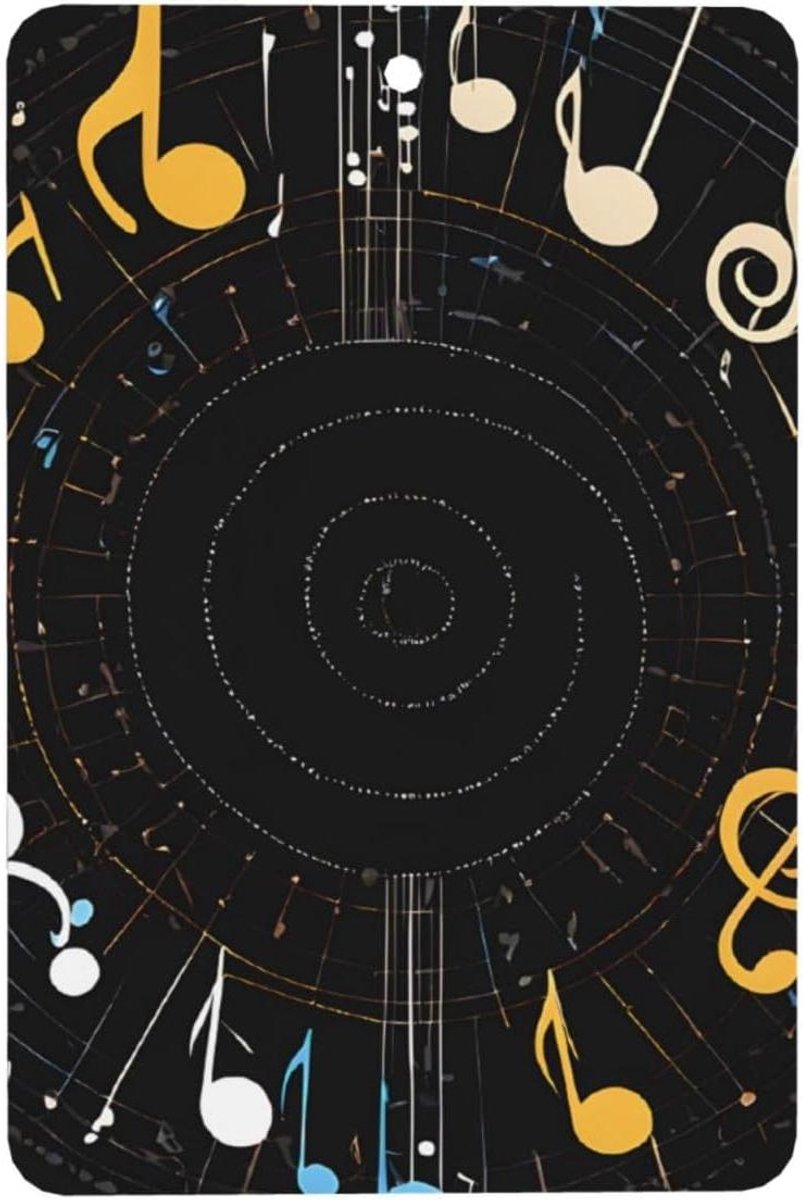 Muziek Notes Luchtverfrissers - Hangende Papier - Ruimte Verfrissen - Langdurige Geur - 6 Stuks - Lavendel