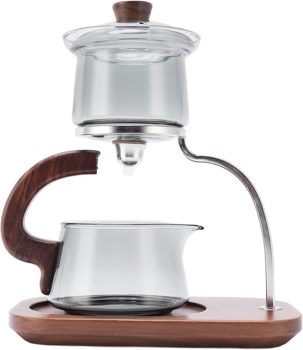 Thee Scheider - Theemaker - Losse thee zetten - Magnetische scheiding - 350 ml - Transparant
