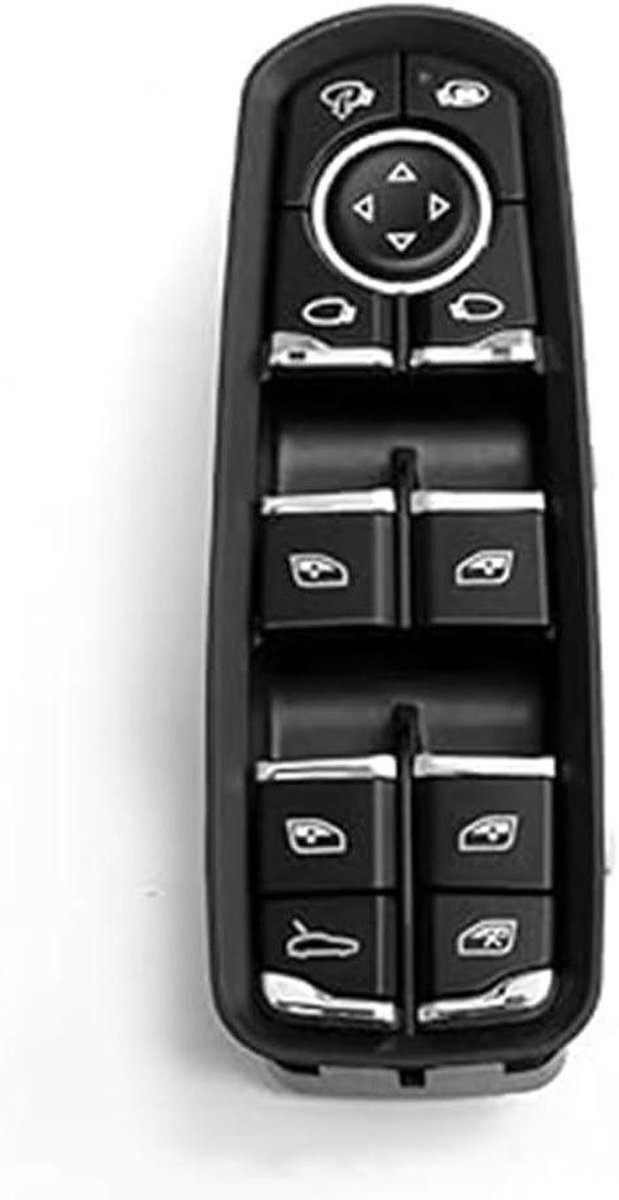 Raamschakelaar Auto - Elektrisch Paneel Hoofdknoppen - Autoramen Bediening - Hoge Gevoeligheid - 1x1x1 cm - Zwart