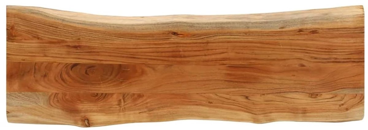 Acaciahouten Tafelblad met Natuurlijke Randen 110x40x3,8 cm