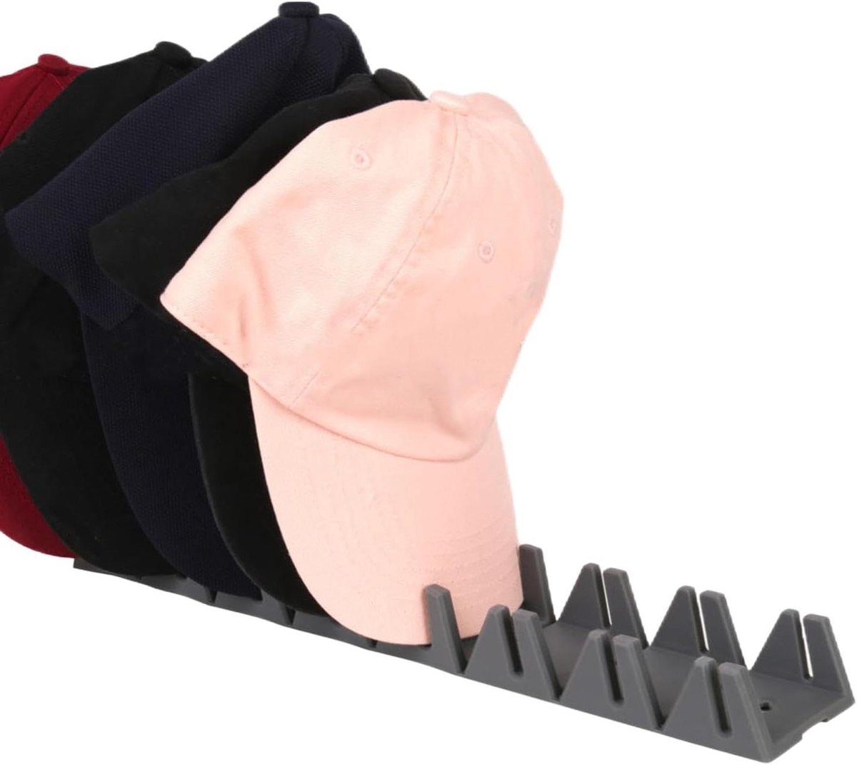 Hoedenhouder - Hoed Organizer - Opbergen Hoeden - Ruimtebesparend Ontwerp - 114 cm - Grijs