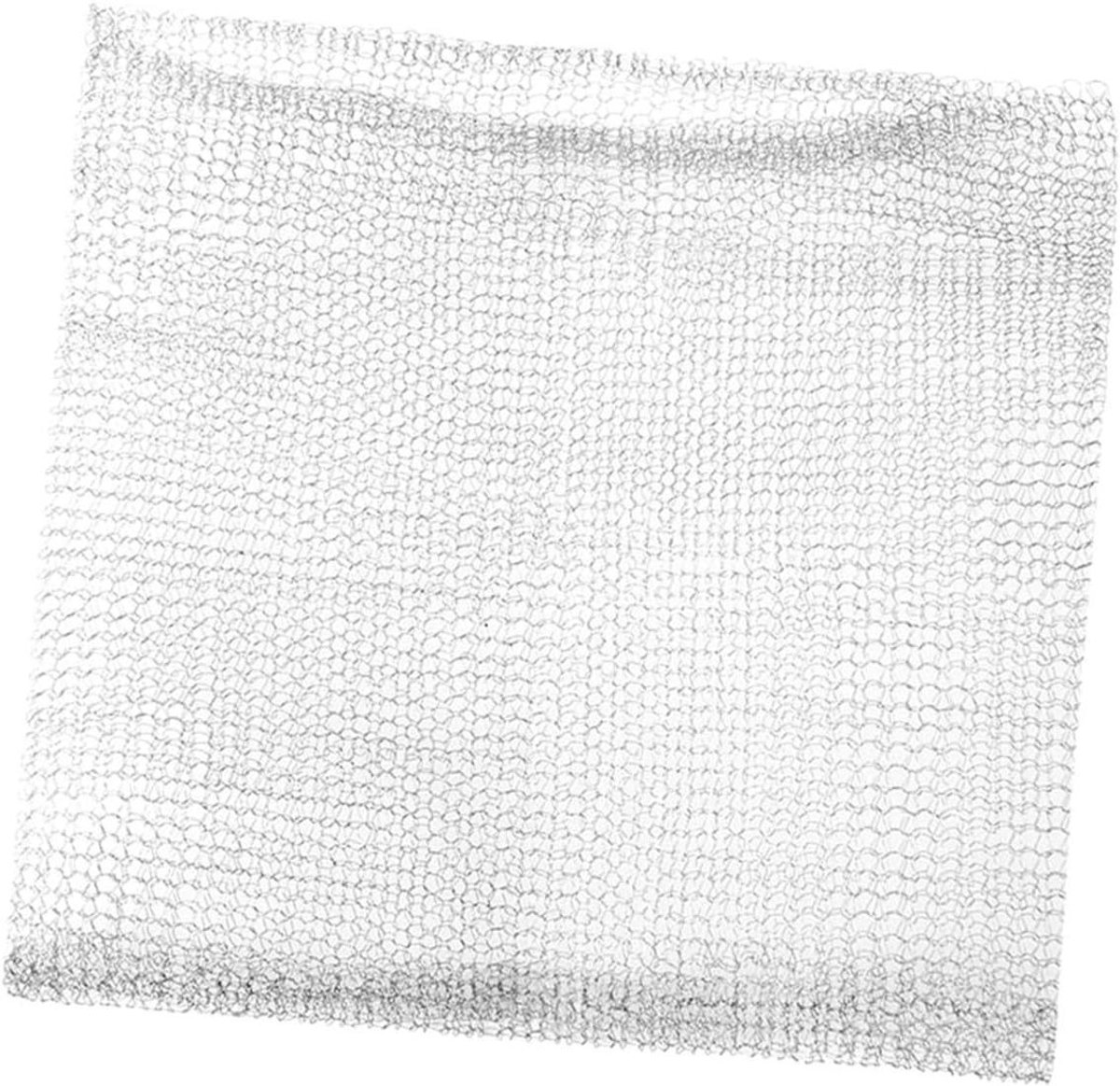 Wortelbeschermingsnet - Plantennet Beschermer - Planten Wortels - Roestvrij Staal - 35x35CM - Zilver