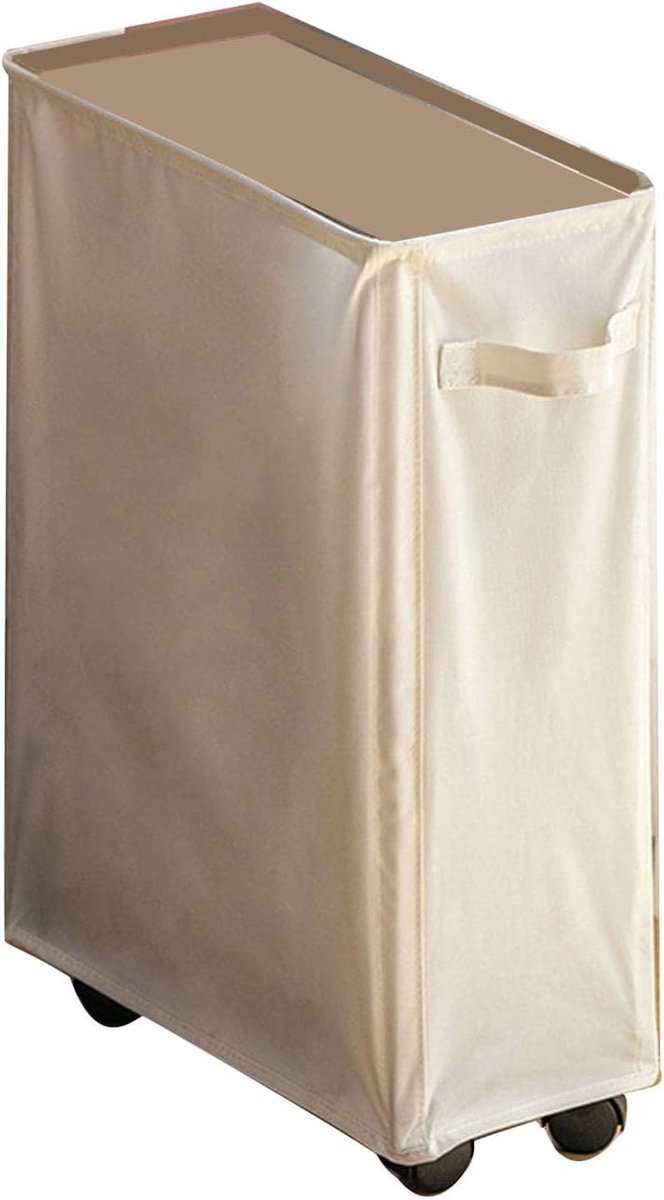 Opbergmand Yogamat - Sport organizer - Sportspullen opbergen - Met verplaatsbare wielen - 42 x 20 x 4 cm - Zwart — afbeelding 4