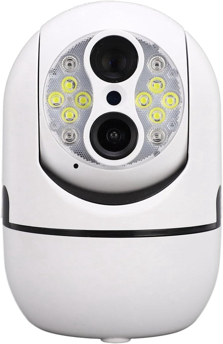 Draadloze Buitencamera - Beveiligingscamera WiFi - Huisbewaking - Bewegingsdetectie met meldingen - 1080p Resolutie - Wit