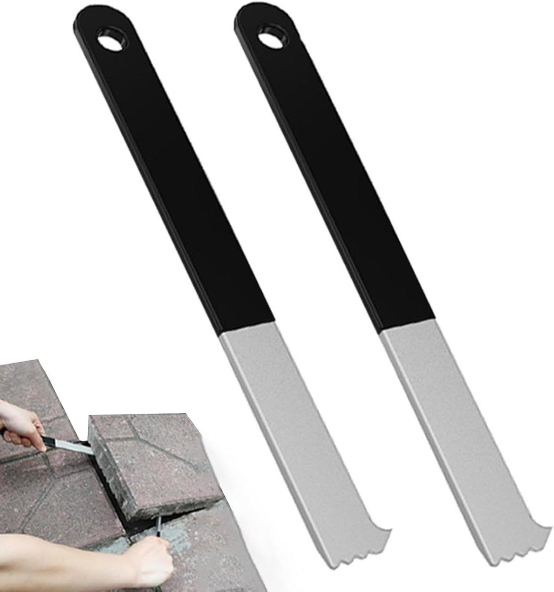 Bestratingshulpmiddel - Metalen extractor - Stenen verwijderen - Verhoogde efficiëntie - 234 x 63 cm - Metaal