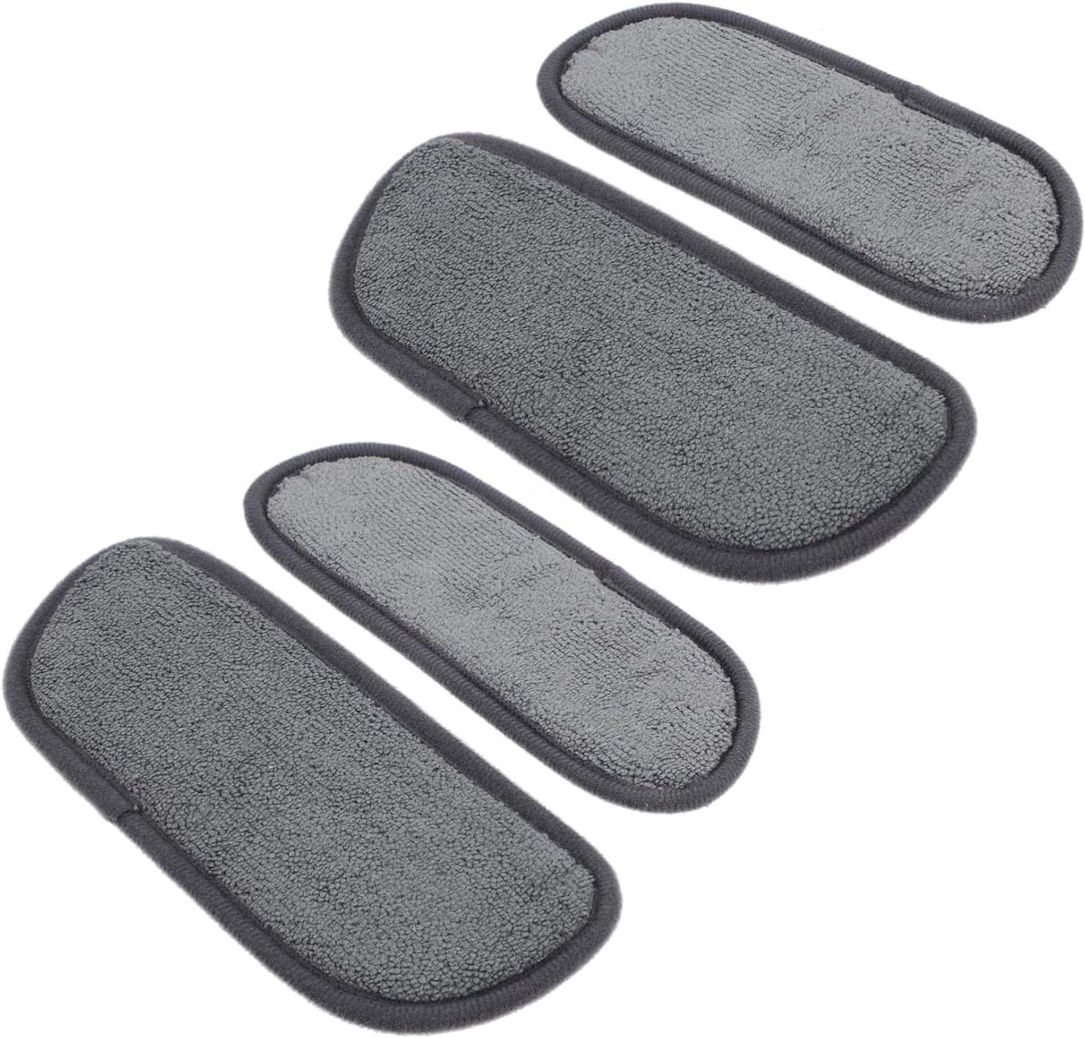 Lekbak Koelkastdispenser - Spatmatten Set - Water Opvangen - Verdikte Absorptie - 4 Stuks - Grijs