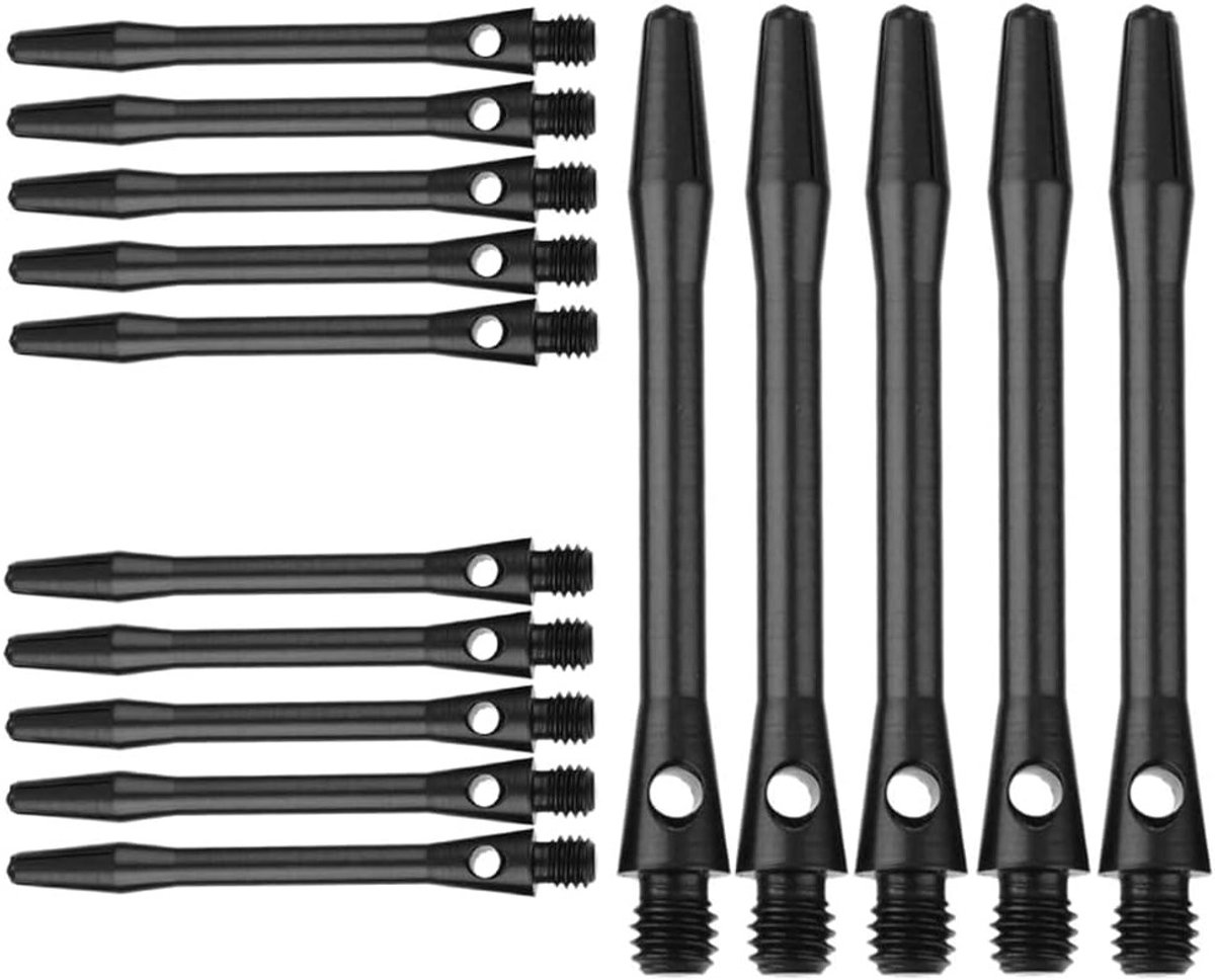15 Stuks Metalen Dart Schachten 45 mm - Aluminium Dartaccessoires met Standaard 2BA Draad voor Zachte en Stalen Darts