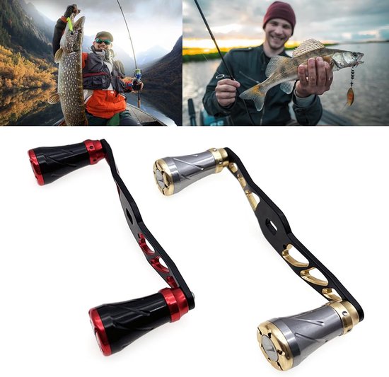 Vervangende Handgreep voor Baitcast Reel - Aluminium Grip, Duurzaam en Comfortabel voor Visserij — afbeelding 5
