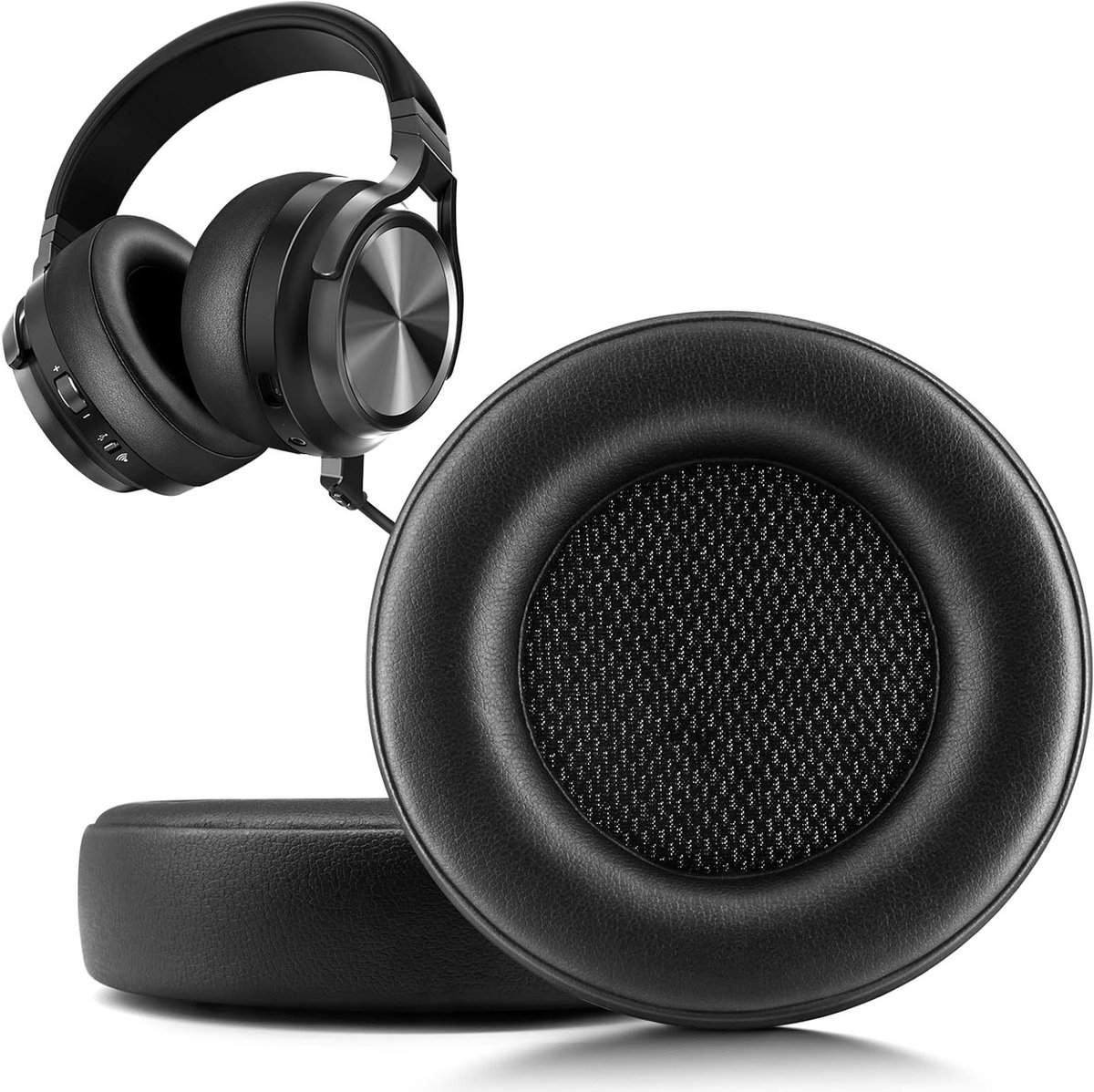 Vervangende Earcups voor Gaming Headsets, PU Oorkussens voor Comfortabele Geluidservaring, Ideaal voor RGB Hoofdtelefoons