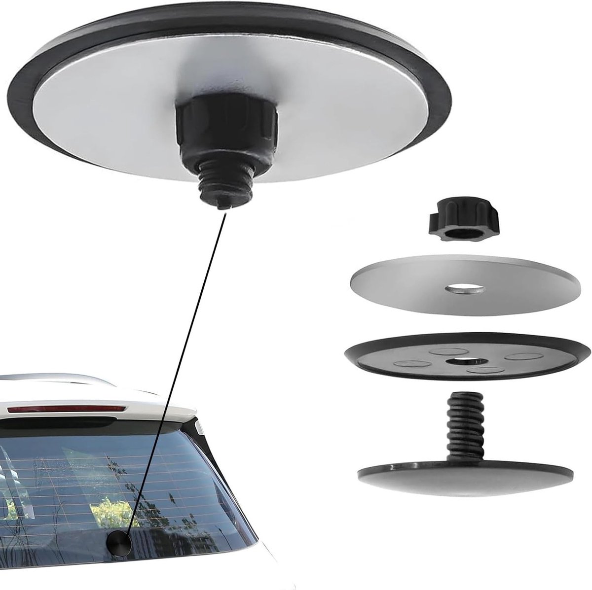Blindstop 32 mm voor achterruitenwisser - Deksel voor antenne, decoratieve schroeven en wiperkap voor auto
