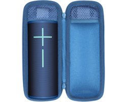 Opbergcase voor Ultimate Ears UE Boom 4 en 3 - Draagbare Waterdichte Bluetooth Speaker Bescherming en Opslag (Blauwe Case)