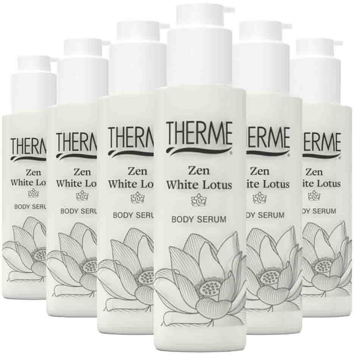 Therme Zen White Lotus Bodyserum - 6 x 125 ml - Voordeelverpakking
