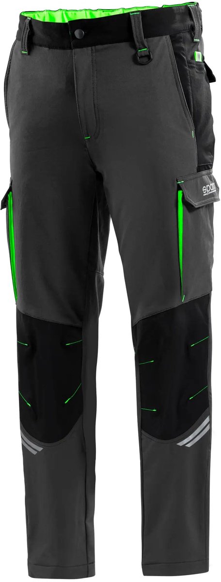 SPARCO werkbroek tech oregon - zwart/oranje - maat m