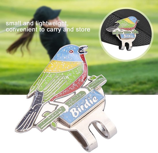 Dailygoody - Golf Hoed Clip - Magnetische Bal Marker - Roestvrij staal - Leuke Golf Gift voor Vrouwen en Kinderen - Duurzaam en Praktisch van Merkloos — afbeelding 5