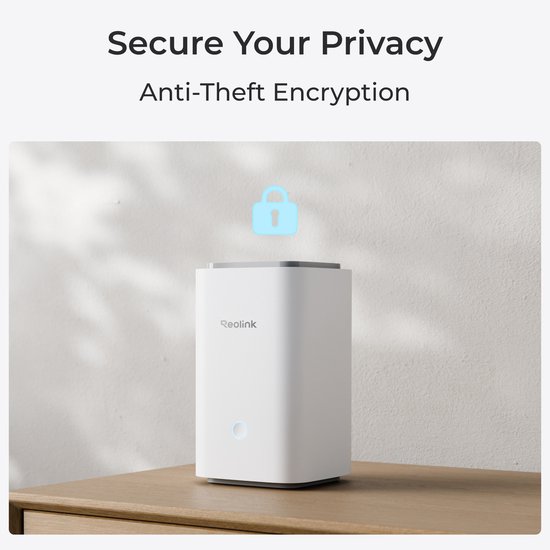 Reolink Home Hub, Centrale aansturing voor tot 8 REOLINK batterij-/wifi-beveiligingscamera's, Encryptieprivacy lokale opslag, 2,4/5 GHz wifi, Wekelijks overzicht, geen maandelijkse kosten, geen ondersteuning van derden van Reolink — afbeelding 5