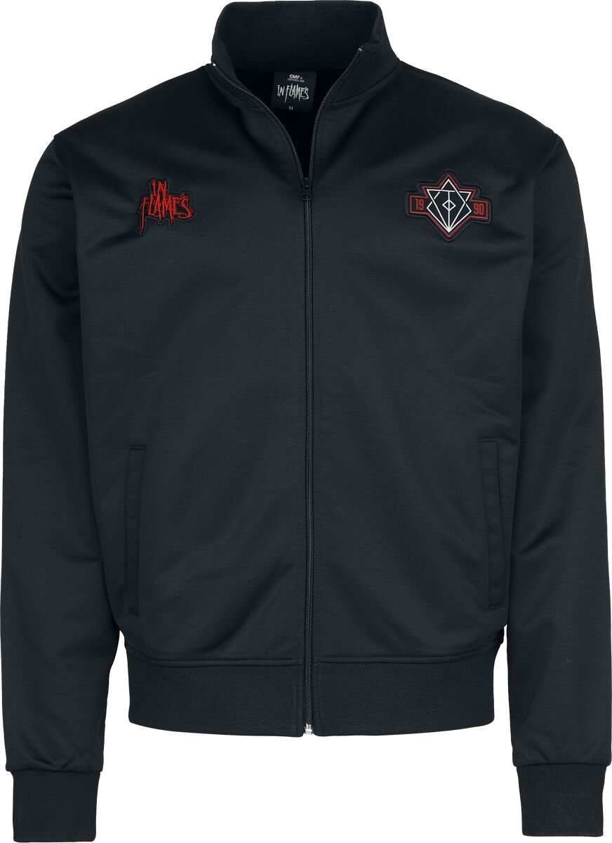 In Flames Soccer Trackjacket Heren Trainingsjas - zwart - XXL