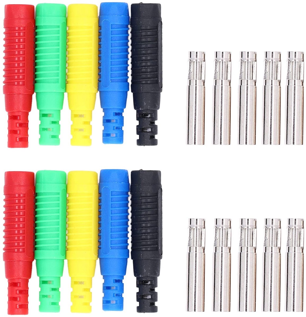 Dailygoody - Banana Jack Plug - 4mm vrouwelijke plug - voor speakers - betrouwbare verbinding - geschikt voor audioapparatuur - 10 stuks - compacte ve...