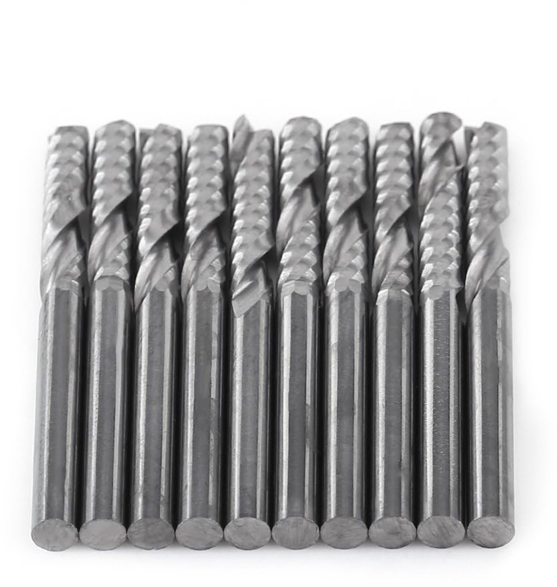 Dailygoody - Frees Set - 10-delige Tungsten Carbide Frees - Houtbewerking - CNC Freesbits - Voor Sculptuur en Houtbewerking - Geschikt voor Hobbyisten...