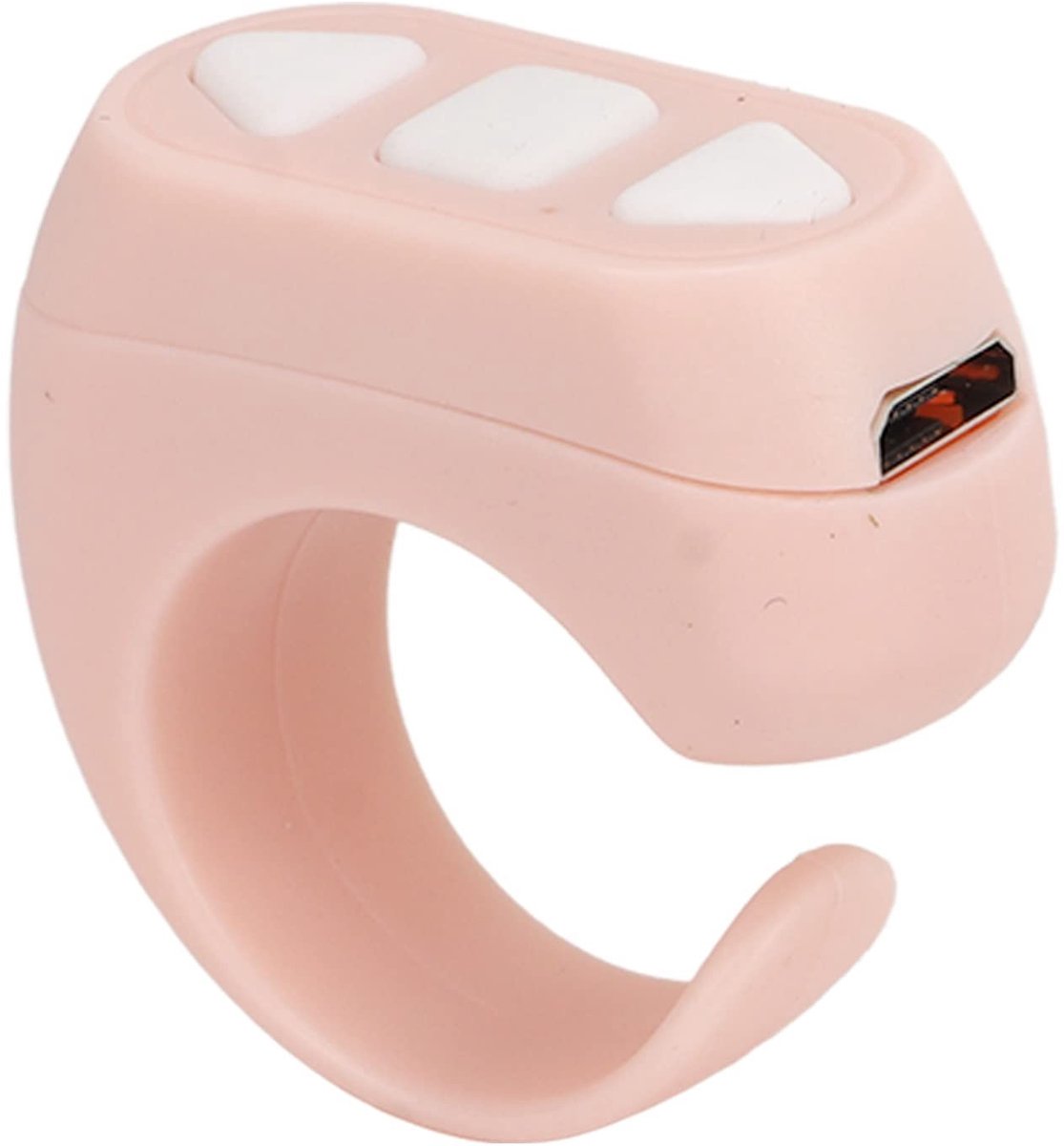 Dailygoody - Fingertip Page Turner - Bluetooth Afstandsbediening - Roze - Draadloze Pagina Control - Geschikt voor Smartphones en Tablets - Compact en...