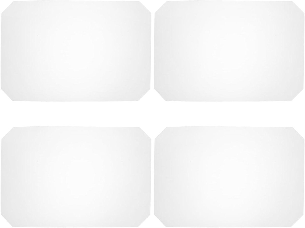 Plankbekleding Set - Kastbeschermers - Keuken Organiseren - Antislip & Waterdicht - 4 Stuks - Wit