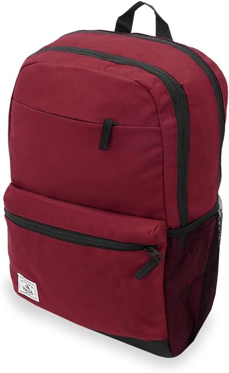 Laptop Rugzak - Moderne Tas - Veilig Vervoer - Dubbele Compartimenten - 18 Inch Laptop - Rood