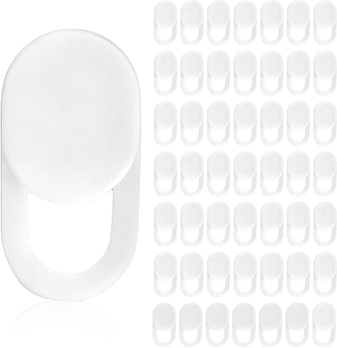 Webcam Covers - Camera sliders - Privacy beschermen - Soepel glijdend ontwerp - 50 stuks - Wit
