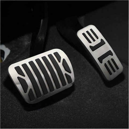 Auto Pedaal Covers - Gas en Rem - Verbeterde Rijervaring - Anti-slip Ontwerp - One Size - Zilver — afbeelding 2