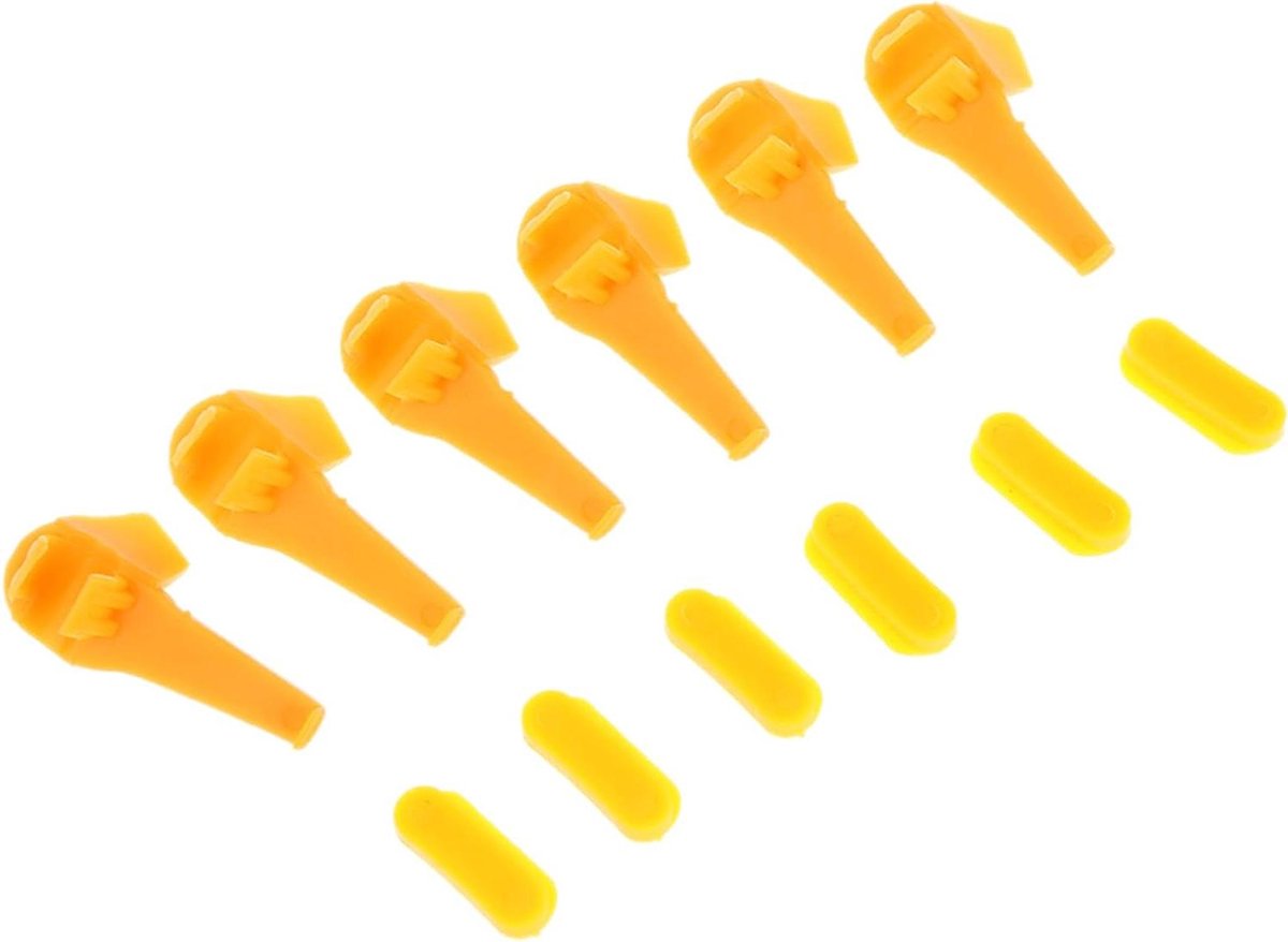Velgen Protector - Bandenwisselaar - Banden Wisselen - Nylon Inzetstuk - 12 Stuks - Geel