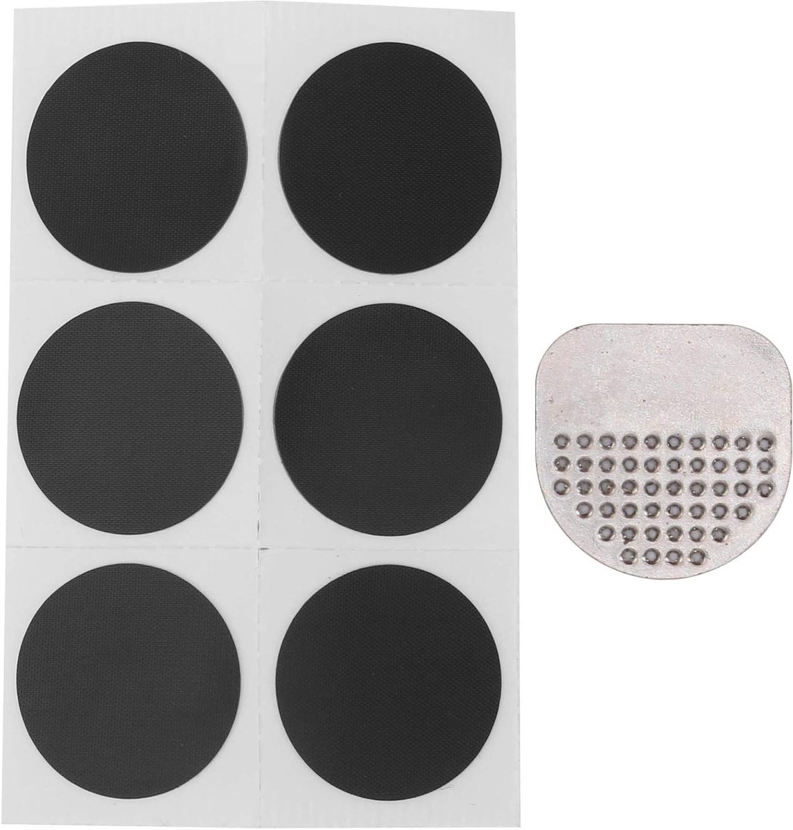 Fietsband Reparatie - Lekke Banden - Snelle Reparatie - Lijmloze Pleisters - 6 Stuks - Zwart