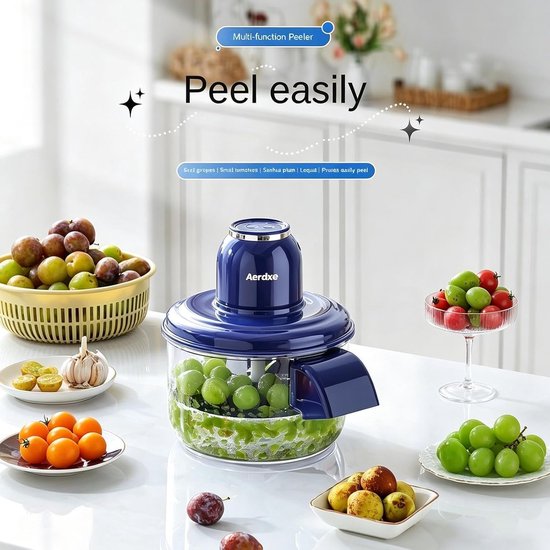 Elektrische Schilmachine - Keuken Fruit Schilgereedschap - Snel Fruit Pellen - Automatisch Pelsysteem - 20x20x18 cm - Niet gespecificeerd — afbeelding 2