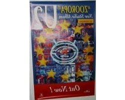 Poster U2 Zooropa - Muurdecoratie Vinyl - Muziek Liefhebber - Iconisch Album Cover - 65x95 cm - Meerdere Kleuren