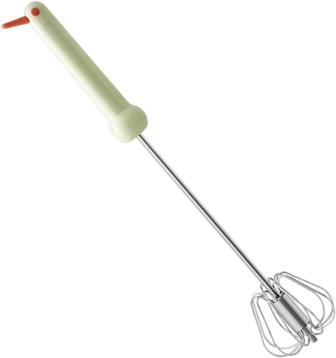Eieren Klopper - Garde Handgarde - Snel Mixen - Semi-Automatisch Mechanisme - 34 cm - Groen