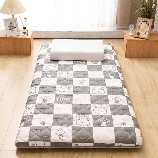 Japanse Futon Matras - Vloermatras Slaapmat - Comfortabel Slapen - Opvouwbaar Oprolbaar - 150x200cm - Nice — afbeelding 5