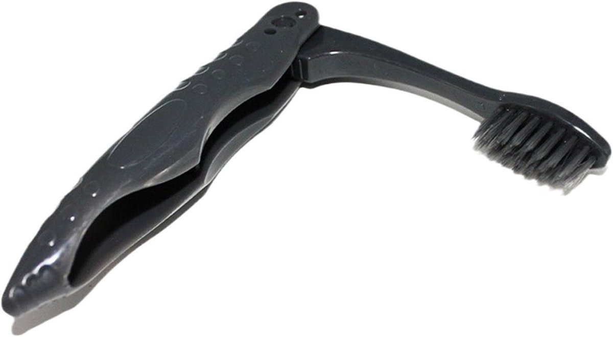 Opvouwbare tandenborstel - Reis tandenborstel - Mondhygiëne onderweg - Zachte koolborstels - 18.5 cm uitgeklapt - null