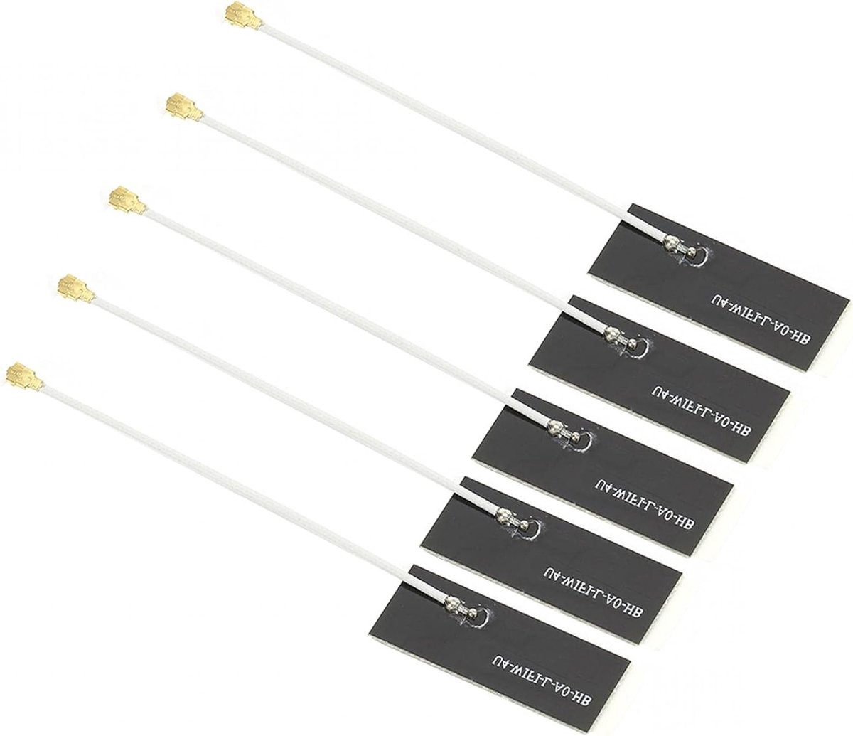 Dual Band WiFi Antenne 2.4G 5G voor Netwerkkaarten 5 Stuks