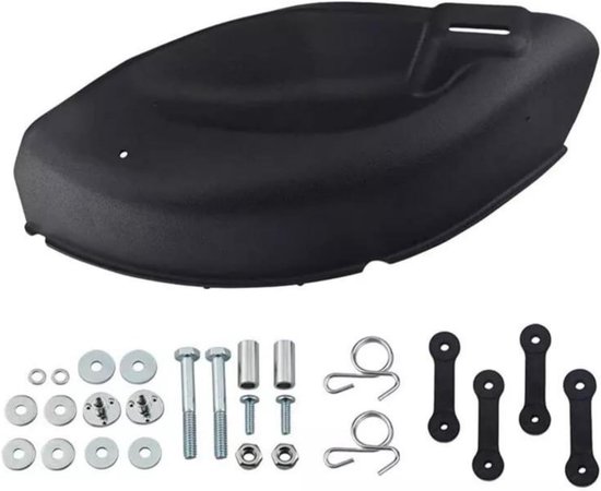 Grasmaaier Mulch Cover - Gazon Accessoire - Gazon Mulchen - Roestvrij Staal - Diverse Modellen - Zilver — afbeelding 4