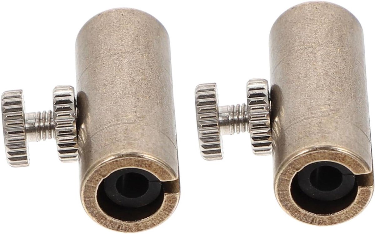 Cello Wolf Demper - Strijkinstrument Accessoire - Mooier Geluid - Onderdrukt Wolvengalm - 6 Stuks - Zilver