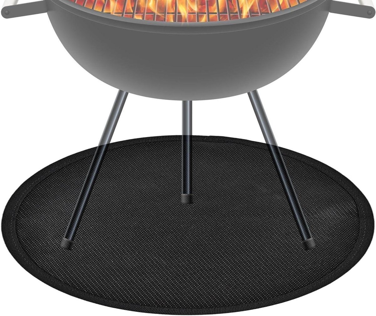 Mat voor Vuurkuil - Beschermingsmat Vuurkorf - Terras Beschermen - Hittebestendig tot 1800°C - 914 centimeter - Niet gespecificeerd